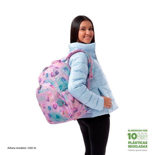 Mochila Escolar 8 a 12 anos Acuareles 1KB