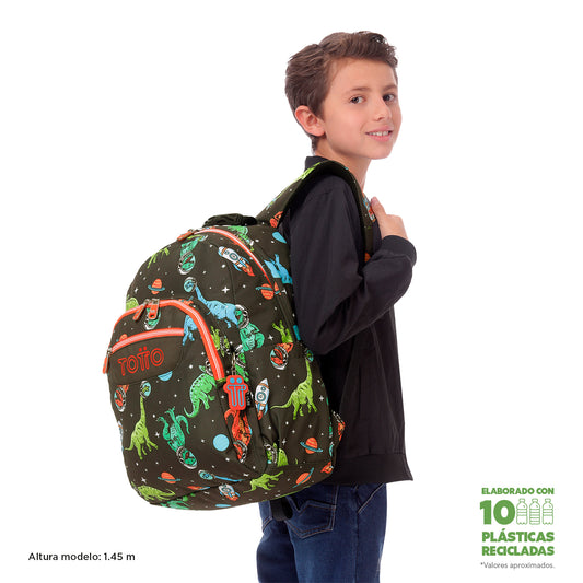 Mochila Escolar 8 a 12 anos Acuareles 1WE