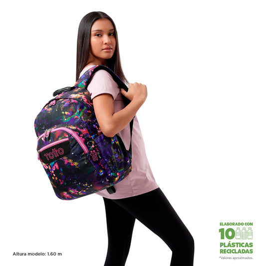 Mochila Escolar 8 a 12 anos Acuareles 5Q5