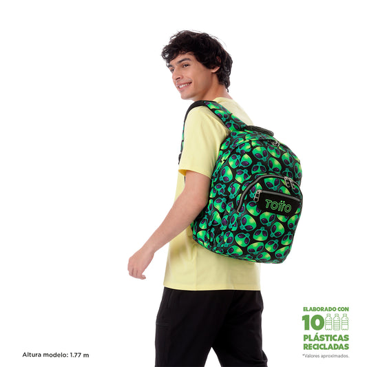 Mochila Escolar 8 a 12 anos Acuareles 6DS