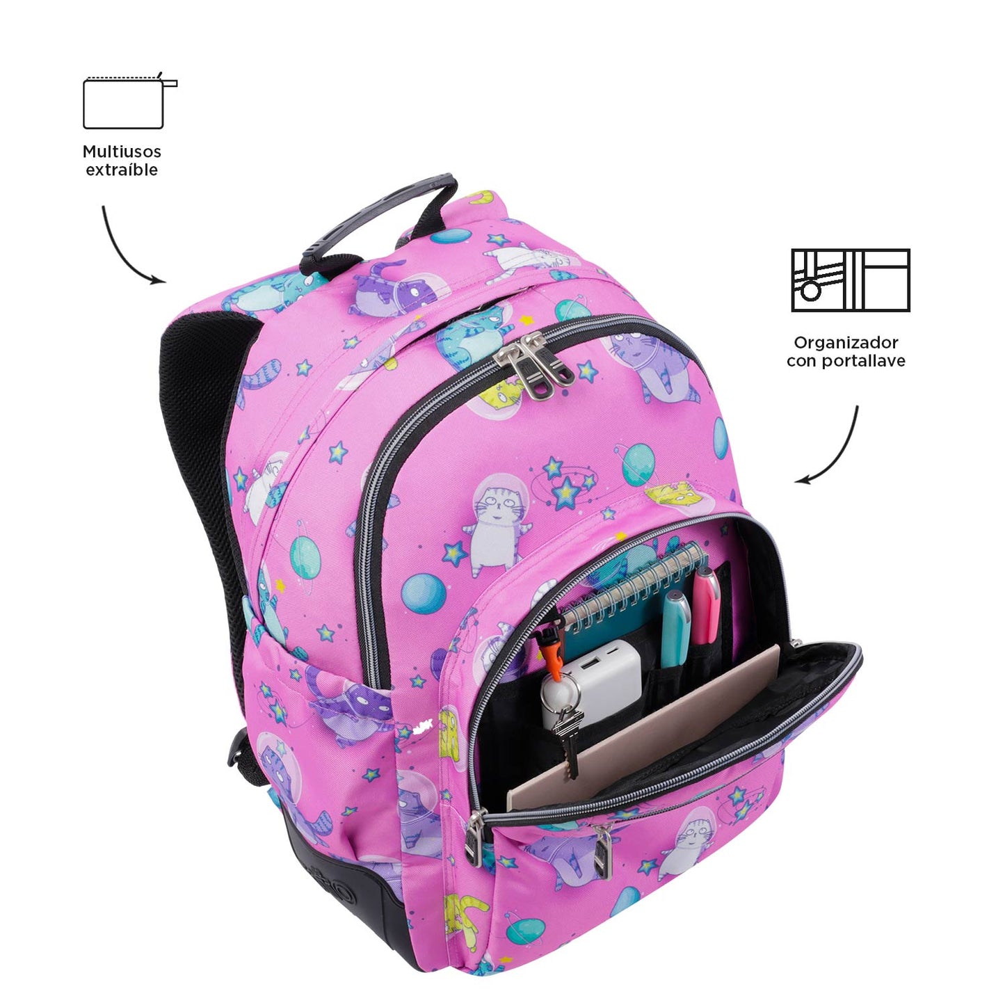 Mochila Escolar 8 a 12 anos Rayol 9I9