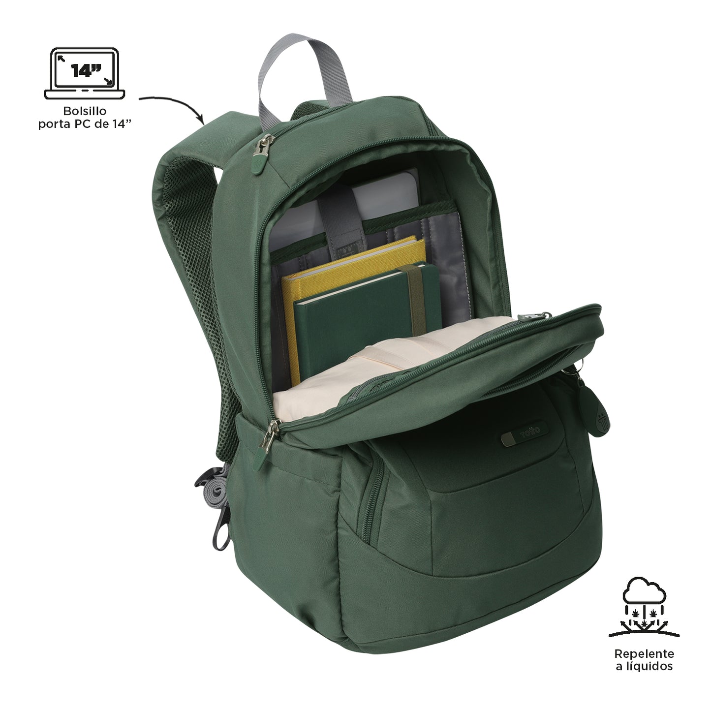 MOCHILA P/ PORTÁTIL 14" GOCTAL V7K