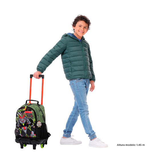 MOCHILA COM RODAS INFANTIL M 6 a 7 anos ARGON 5D7