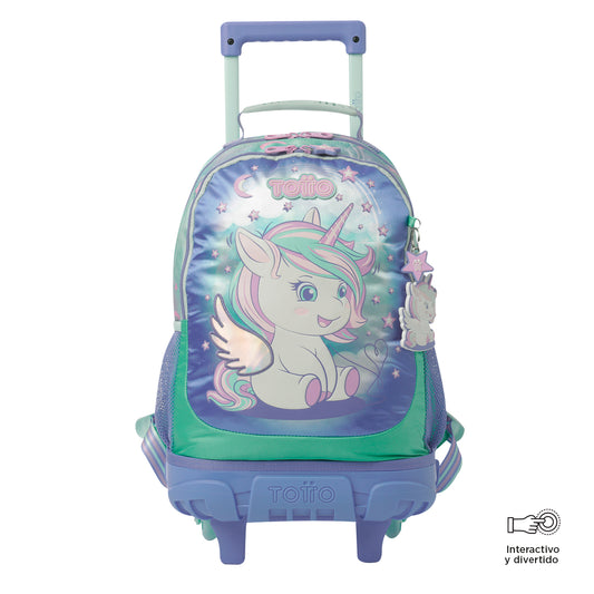 MOCHILA COM RODAS INFANTIL M 6 e 7 anos MAGIC DREAMS 6DJ