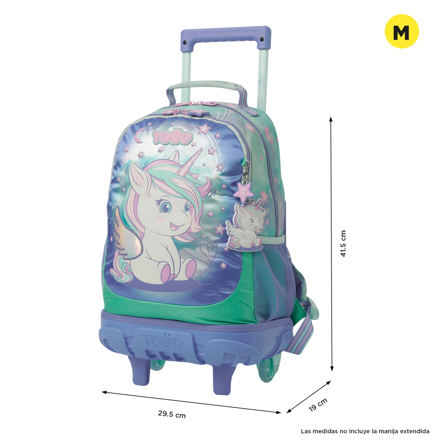 MOCHILA COM RODAS INFANTIL M 6 e 7 anos MAGIC DREAMS 6DJ