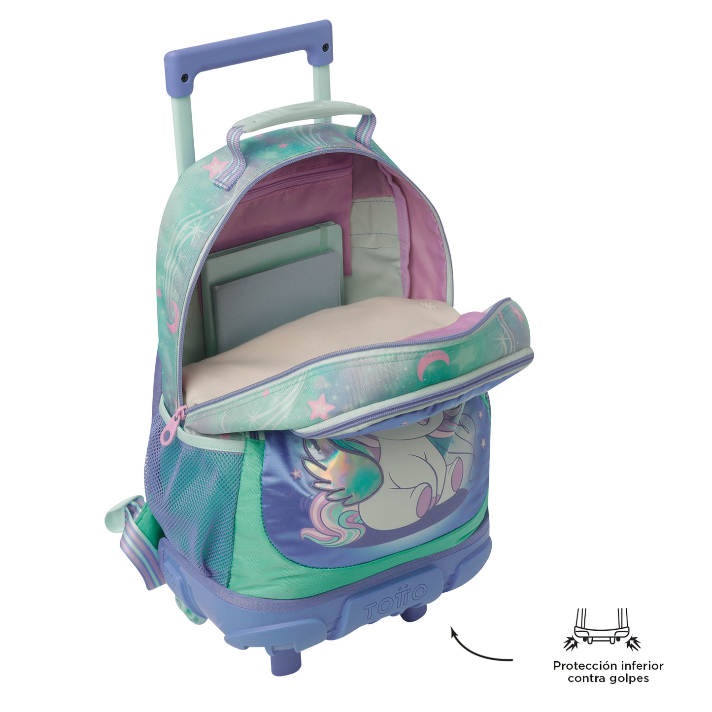 MOCHILA COM RODAS INFANTIL M 6 e 7 anos MAGIC DREAMS 6DJ