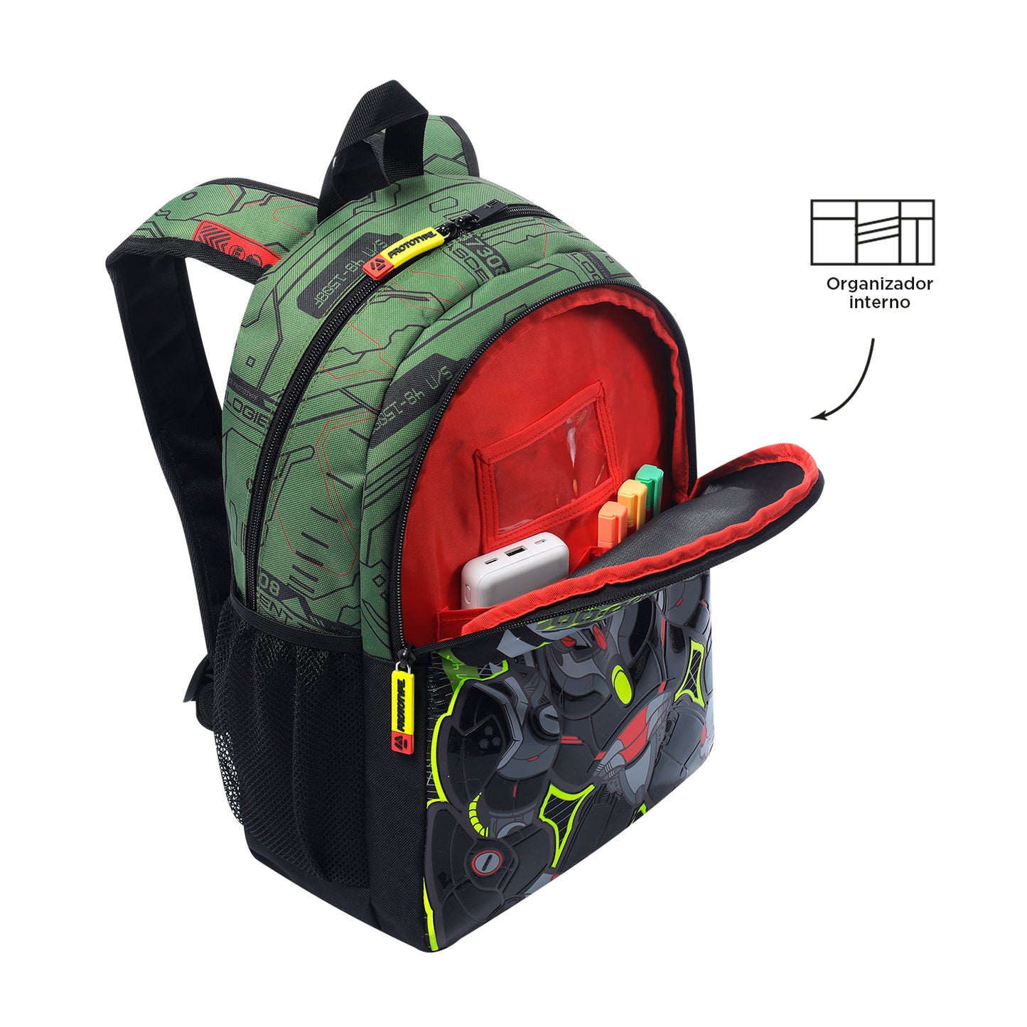MOCHILA INFANTIL M 6 a 7 anos ARGON 5D7