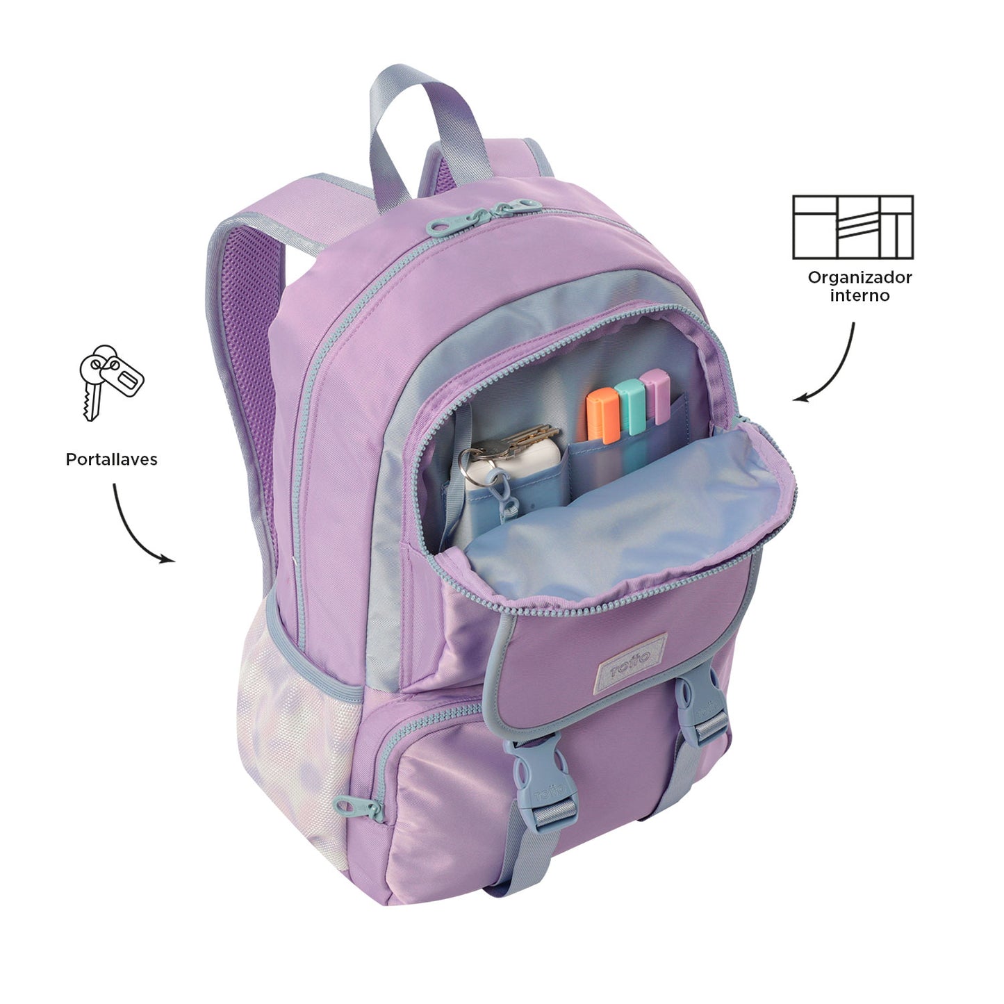 MOCHILA INFANTIL M 8 a 10 anos CLUW MZ0