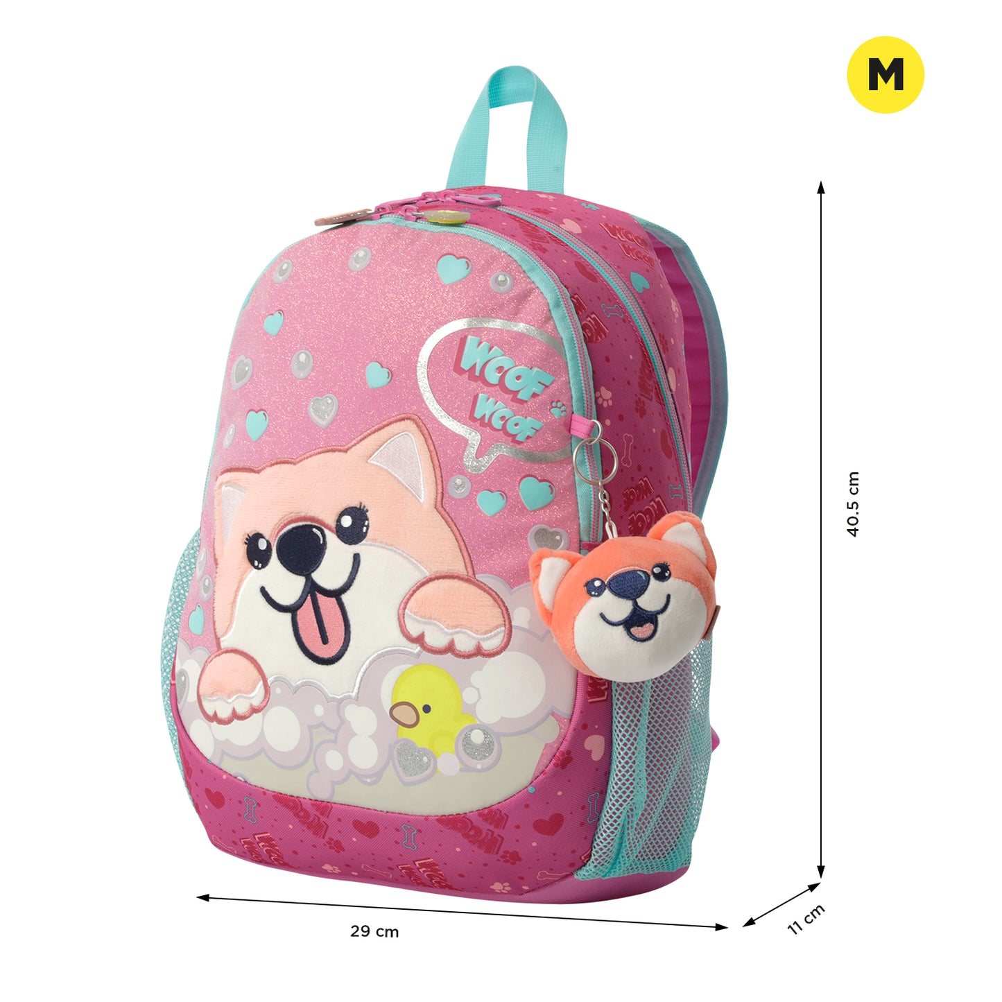 MOCHILA INFANTIL M 6 e 7 anos DOGGY LOVE 1K6