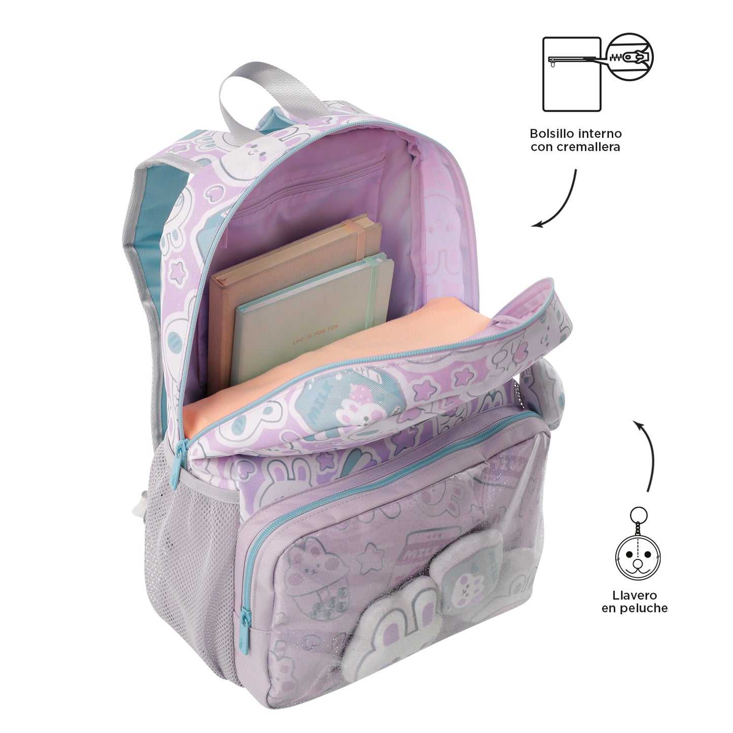 MOCHILA INFANTIL M 6 e 7 anos KAWI 4QX
