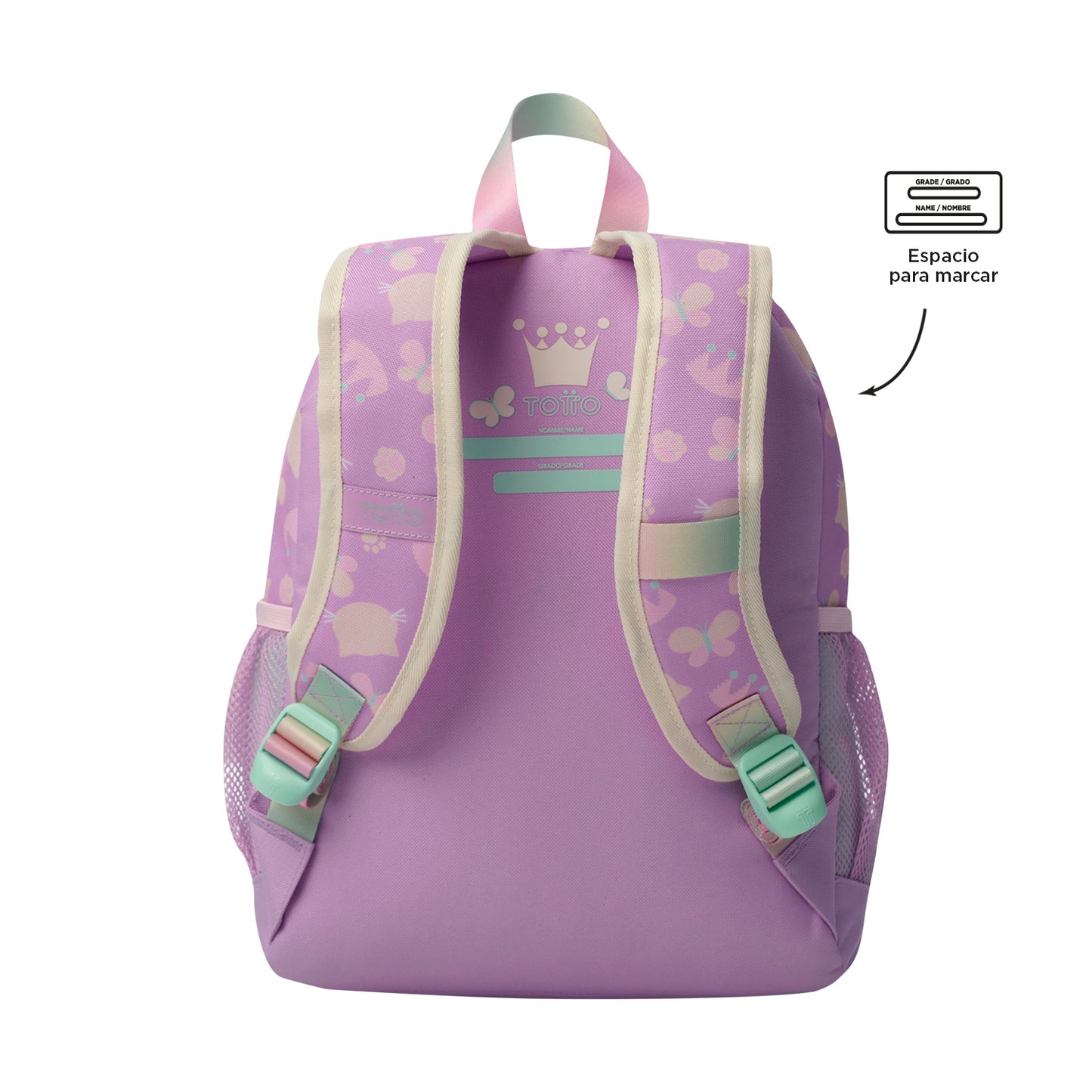 MOCHILA INFANTIL M 6 e 7 anos QUEEN CAT 1K5