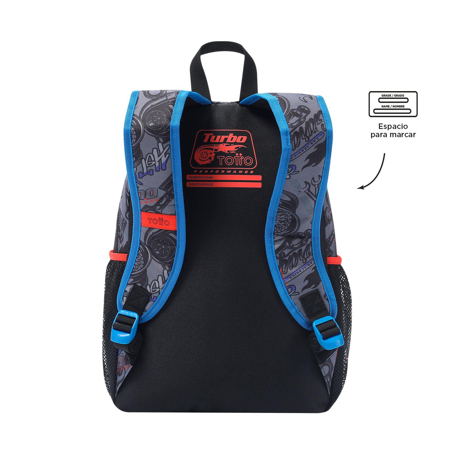MOCHILA INFANTIL M 6 a 7 anos RACING 5HR