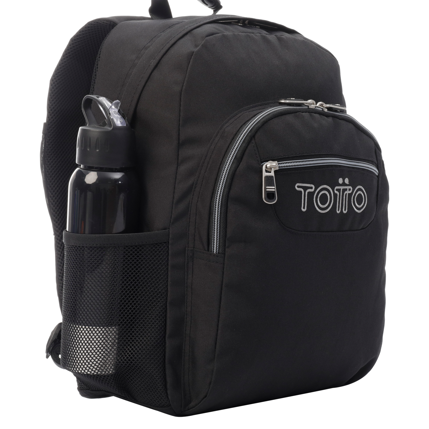 Mochila Escolar 8 a 12 anos Acuarela Preta