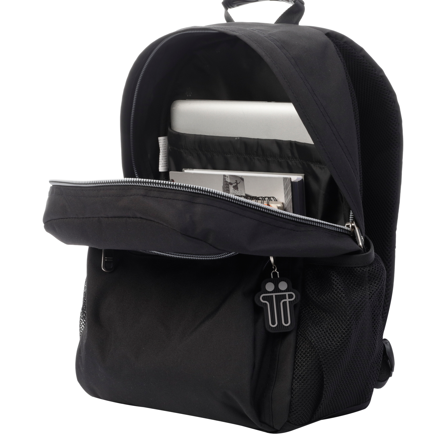 Mochila Escolar 8 a 12 anos Acuarela Preta