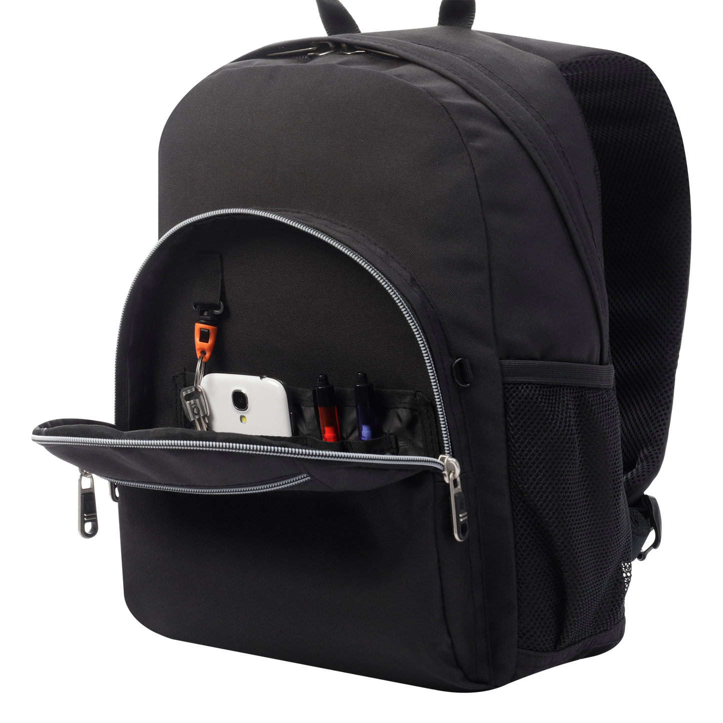 Mochila Escolar 6 a 7 anos Gommas Preta