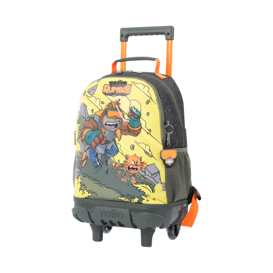 MOCHILA COM RODAS INFANTIL M 6 a 7 anos BRAWLMASTER
