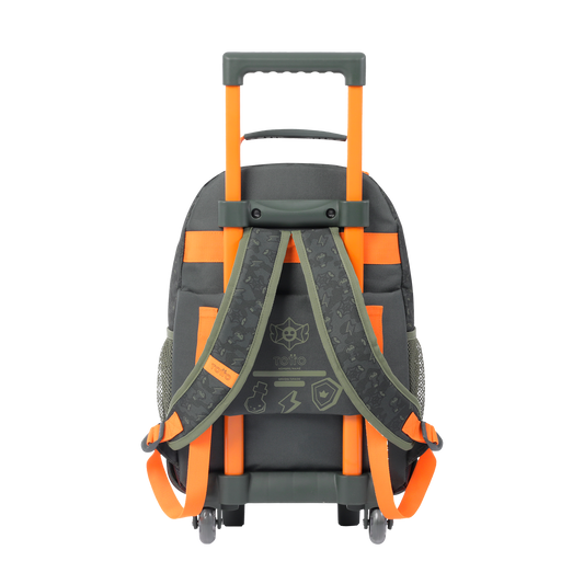 MOCHILA COM RODAS INFANTIL M 6 a 7 anos BRAWLMASTER