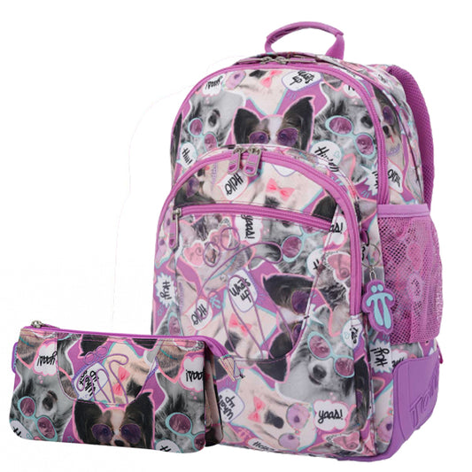 Mochila Escolar Rayol +Estojo Triplo 0QK
