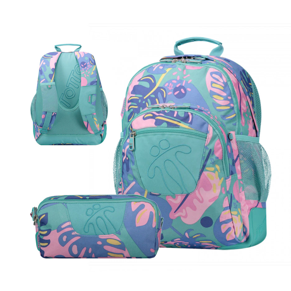 Mochila Escolar Rayol + Estojo a Condizer