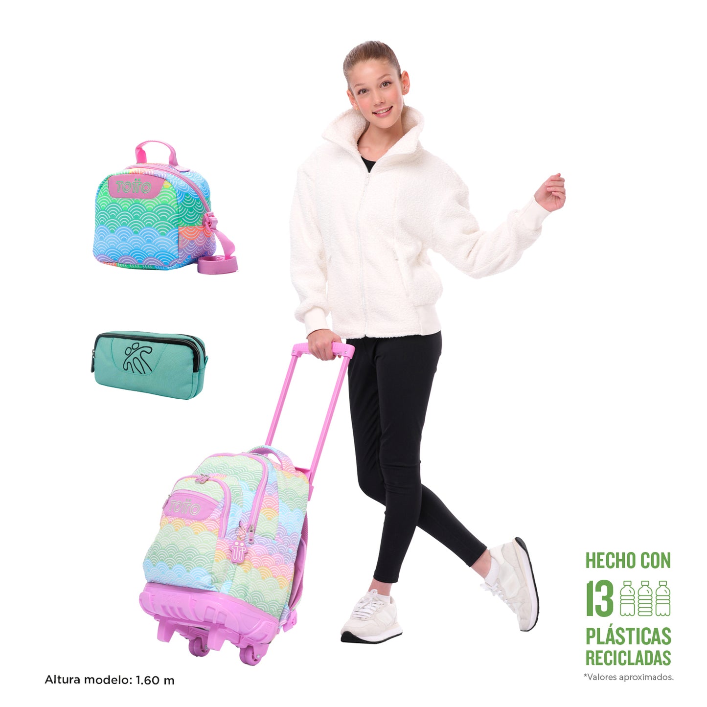 Conjunto Trolley+Lancheira 5DX+Estojo Sobre Z17