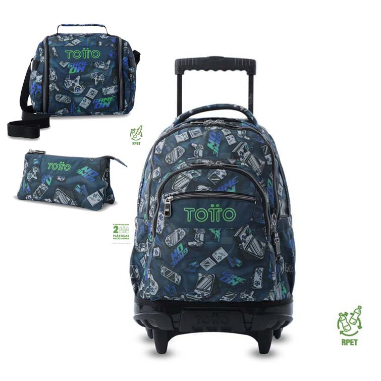 Conjunto Trolley+Lancheira+Estojo 5L7