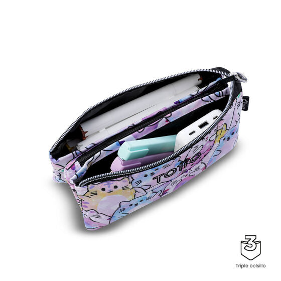 Estojo Triplo Tablero 1I2