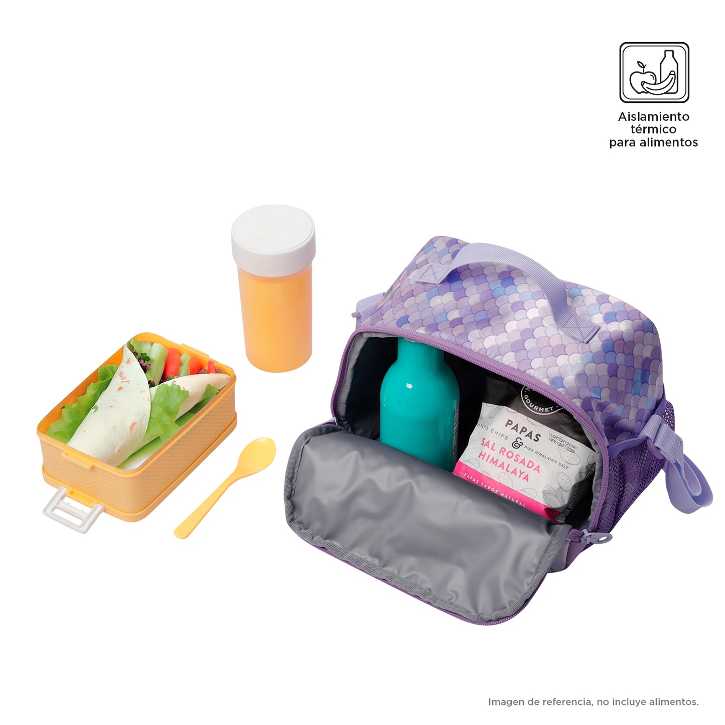 LANCHEIRA L INFANTIL SIRENY 4QU