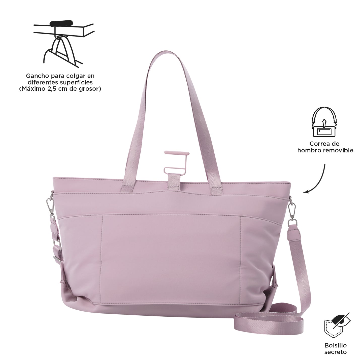 BOLSA FEMININA P/PORTÁTIL 16" MADRID M5E