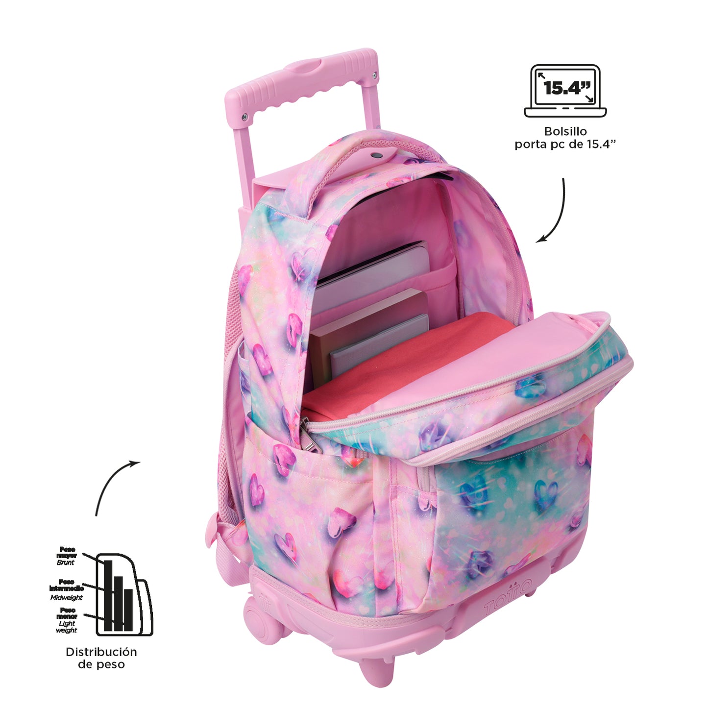 Trolley Escolar 8 a 12 anos Renglones 1KB