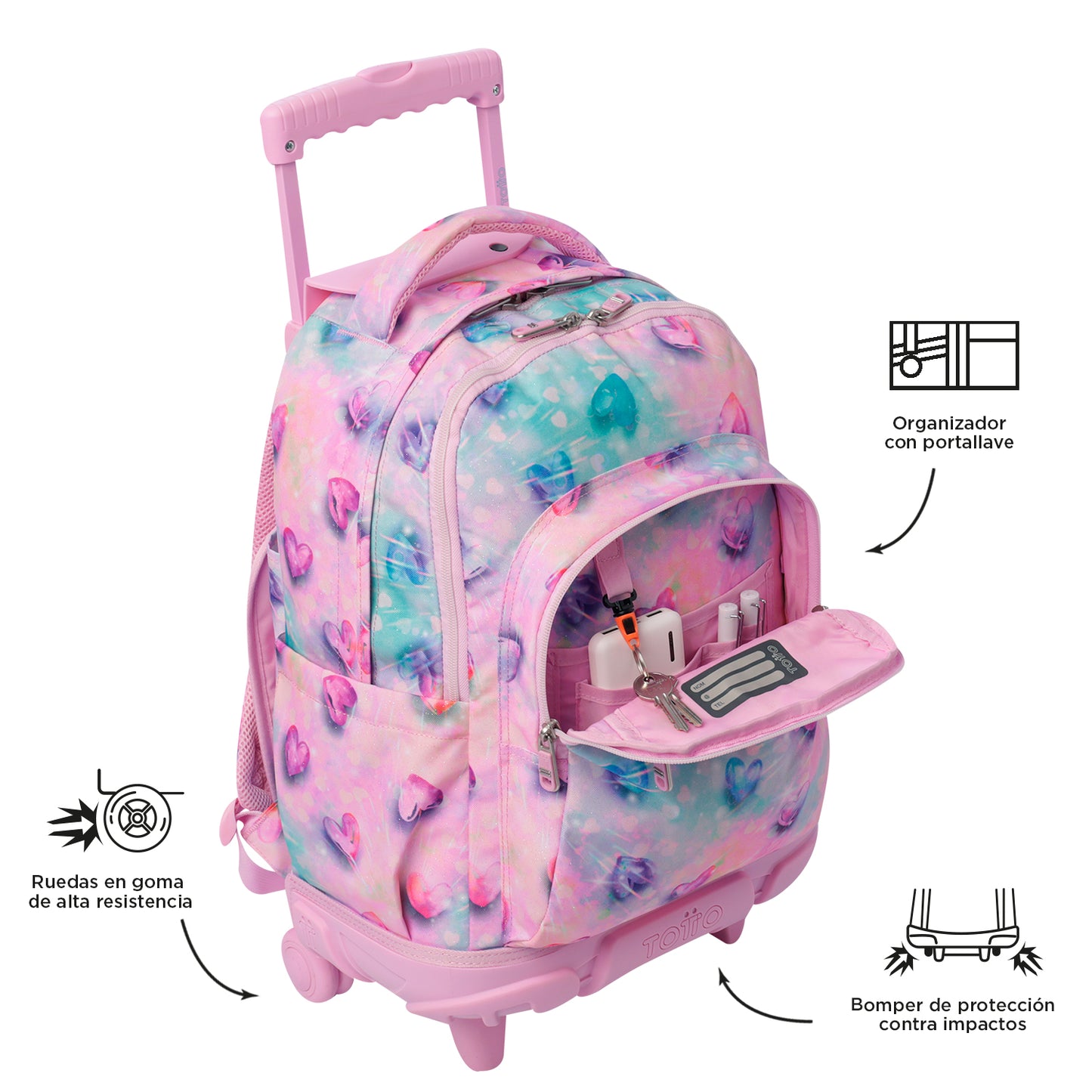 Trolley Escolar 8 a 12 anos Renglones 1KB