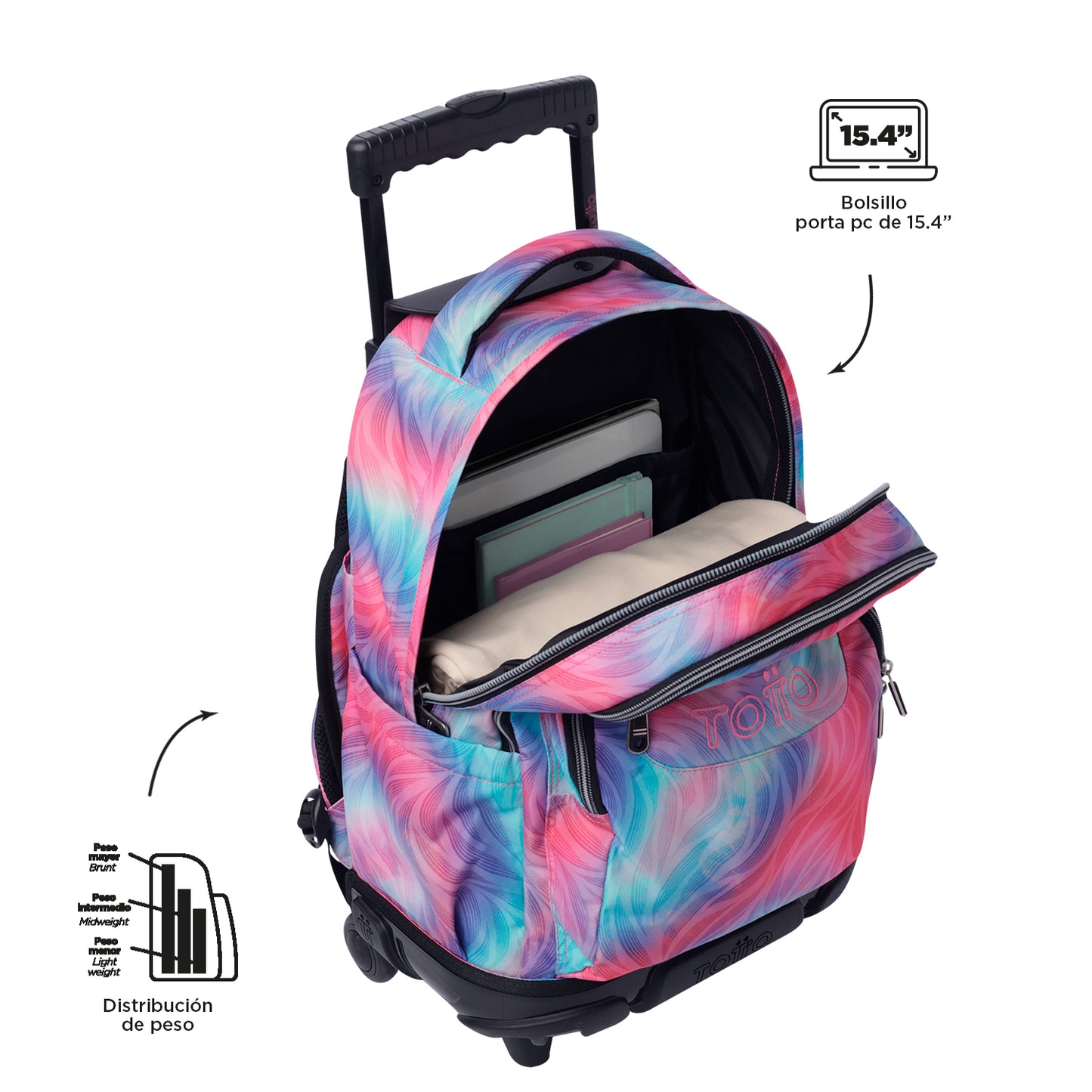 Trolley Escolar 8 a 12 anos Renglones 9IZ