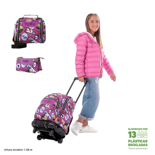 Conjunto Trolley+Lancheira+Estojo 1KC