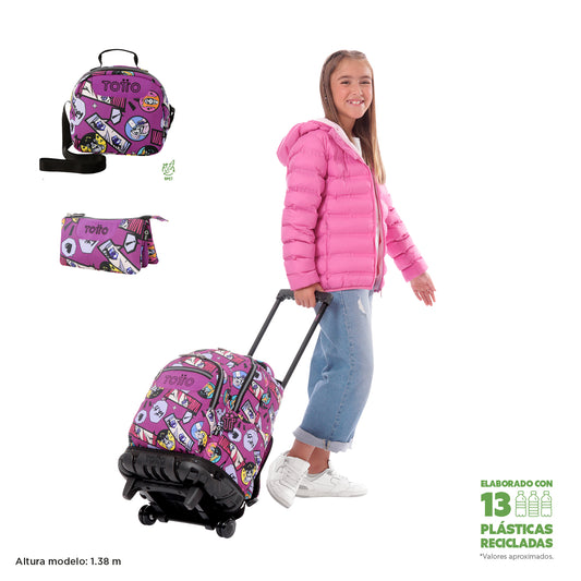 Conjunto Trolley+Lancheira+Estojo 1KC
