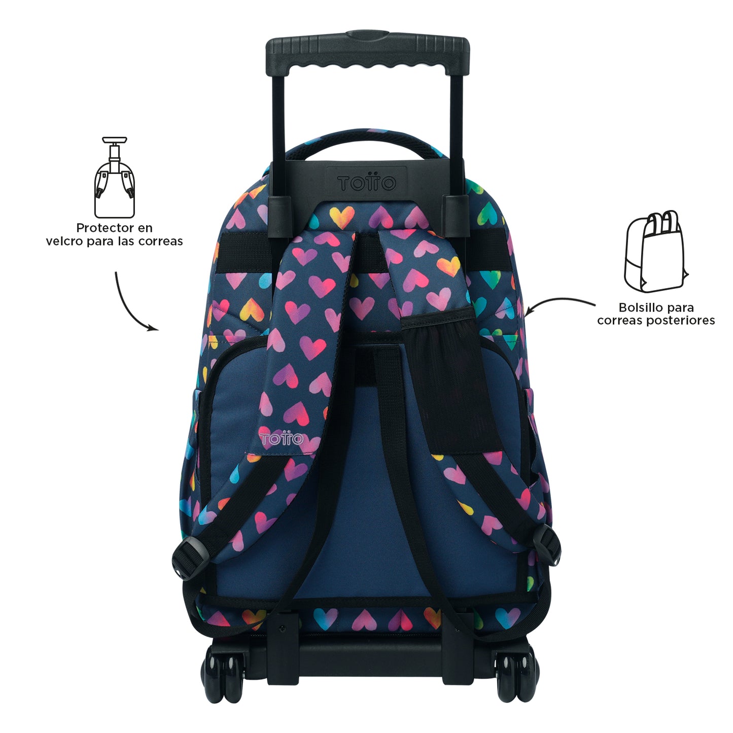 Trolley Escolar 8 a 12 anos Renglones 3YJ