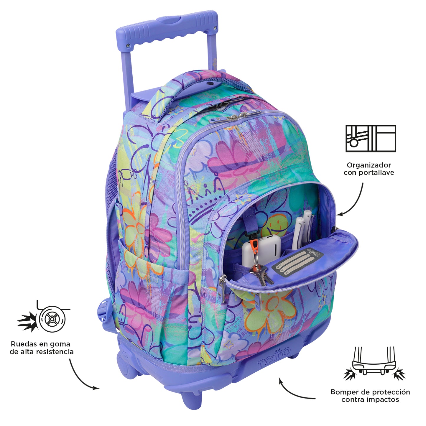 Trolley Escolar 8 a 12 anos Renglones 5Q8