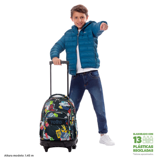 Trolley Escolar 8 a 12 anos Renglones 8C5