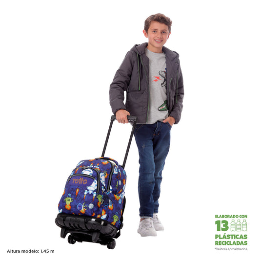 Trolley Escolar 8 a 12 anos Renglones 8FK