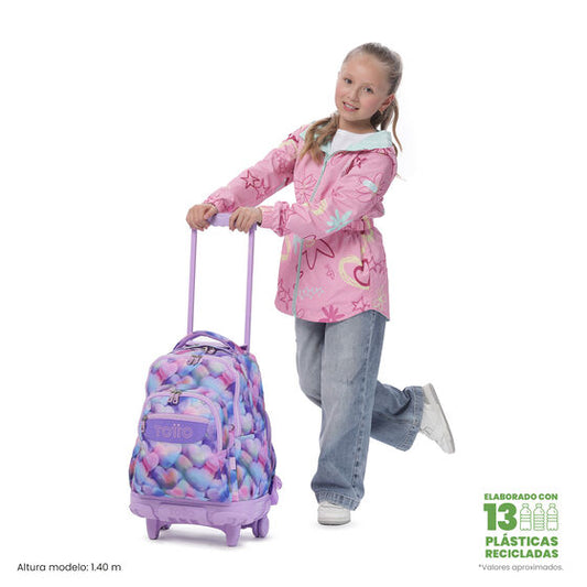 Trolley Escolar 8 a 12 anos Renglones 4MM