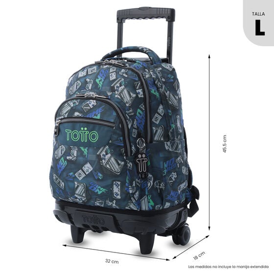 Trolley Escolar 8 a 12 anos Renglones 5L7