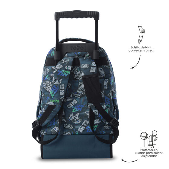 Trolley Escolar 8 a 12 anos Renglones 5L7