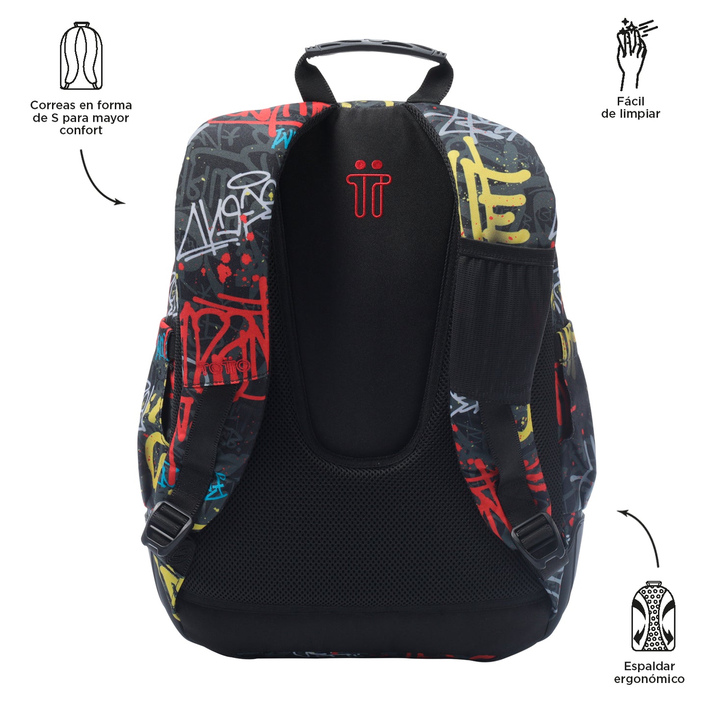 Mochila Escolar 8 a 12 anos Rayol 6CS