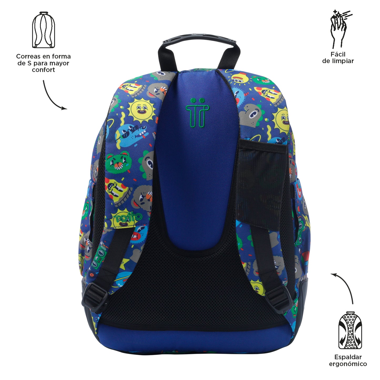 Mochila Escolar 8 a 12 anos Rayol 8JZ