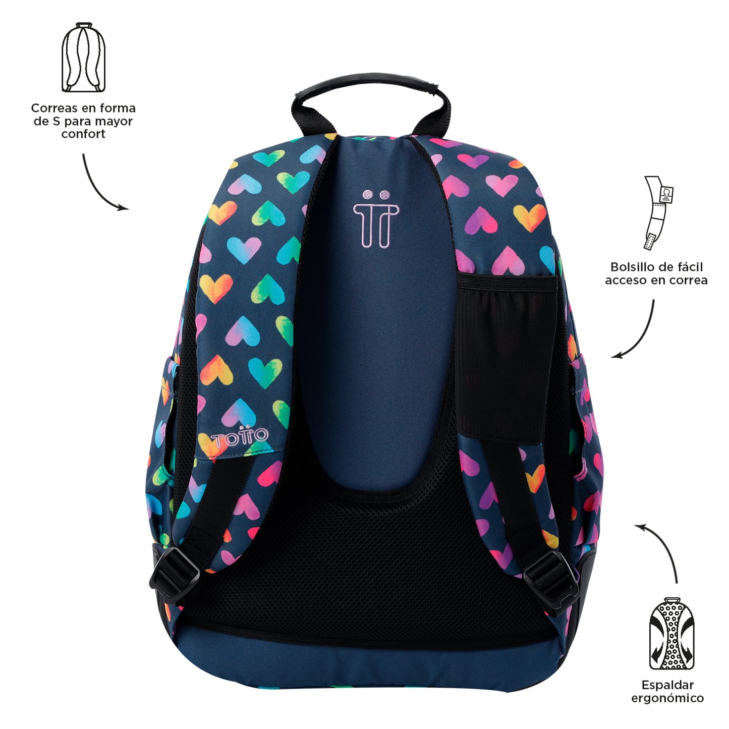 Mochila Escolar 8 a 12 anos Rayol 3YJ