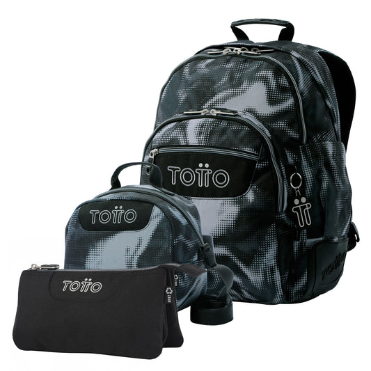 Conjunto Mochila+Lancheira 6YA+Estojo Triplo N01