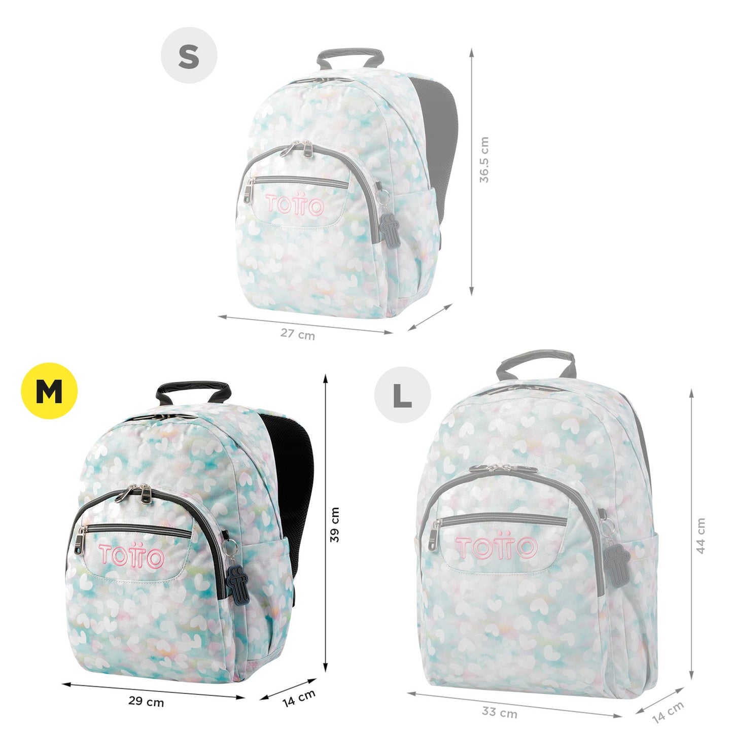 Mochila Escolar 6 a 7 anos Gommas 4HX