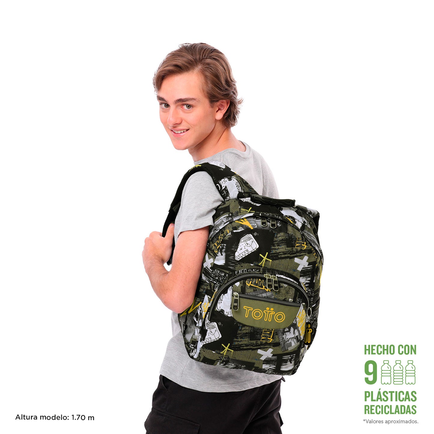 Mochila Escolar 6 a 7 anos Gommas 6CT