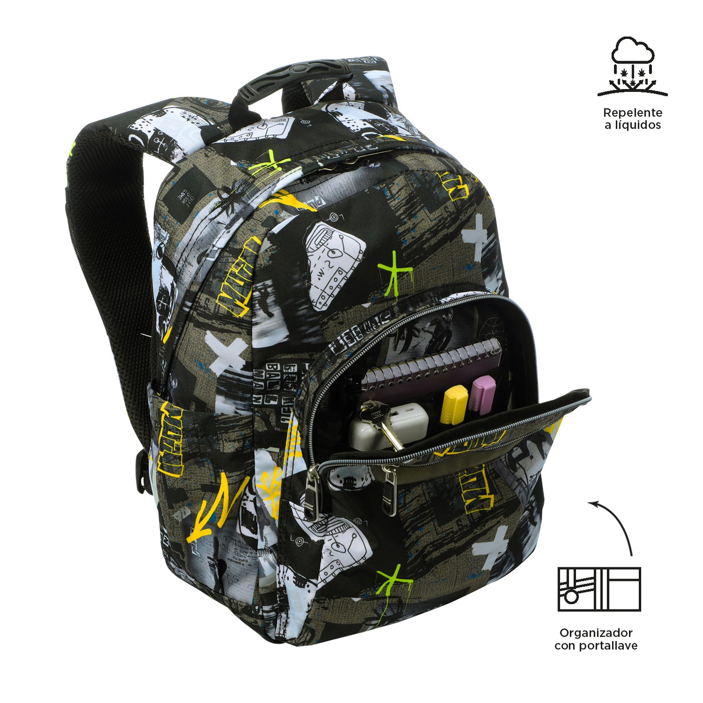 Mochila Escolar 6 a 7 anos Gommas 6CT