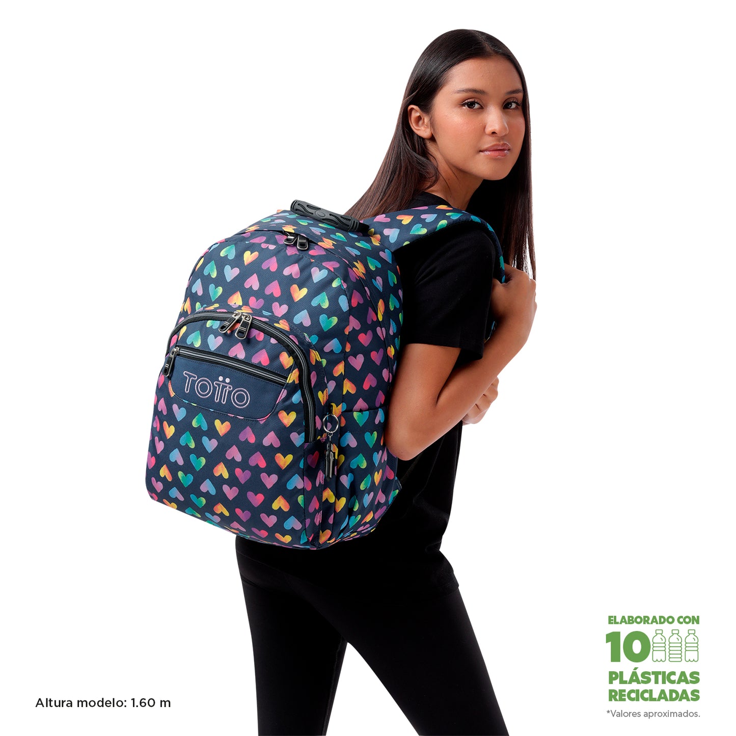 Mochila Escolar 8 a 12 anos Acuareles 3YJ