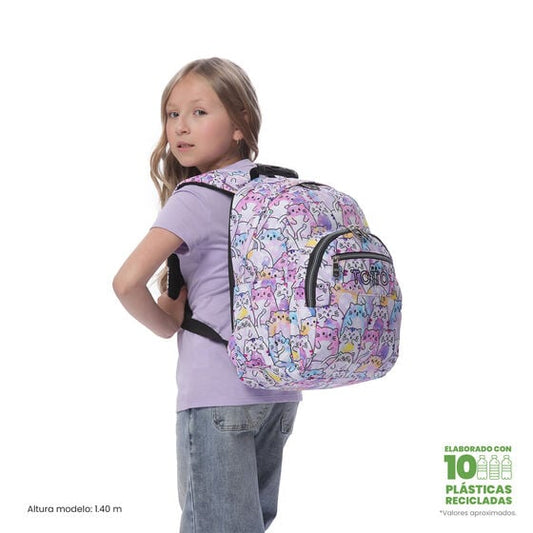 Mochila Escolar 8 a 12 anos Acuareles 1I2