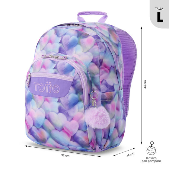 Mochila Escolar 8 a 12 anos Acuareles 4MM